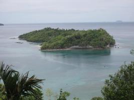 Pulau Rubiah Tampak Dari Jalan Ke KM Nol